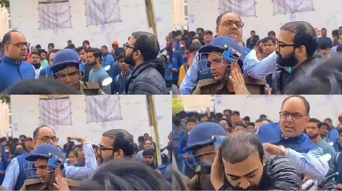 पटना : परीक्षा केंद्र के बाहर प्रदर्शन कर रहे बीपीएससी अभ्यर्थी को डीएम ने जड़ा थप्पड़ पटना : परीक्षा केंद्र के बाहर प्रदर्शन कर रहे बीपीएससी अभ्यर्थी को डीएम ने जड़ा थप्पड़